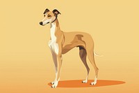 Greyhound dog pet animal mammal. AI generated Image by rawpixel.