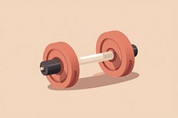 A dumbbell sports wheel gym. 