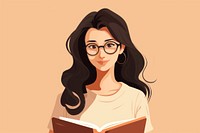 A female librarian book publication portrait. AI generated Image by rawpixel.