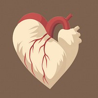 Heart creativity cartoon symbol.