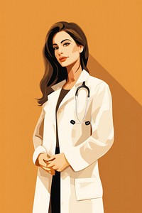 Woman doctor adult stethoscope expertise. AI generated Image by rawpixel.