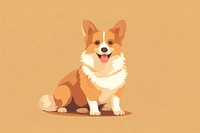 Welsh corgi dog mammal animal pet. 