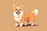 Welsh corgi dog mammal animal pet. 