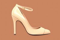 High heels footwear shoe elegance.