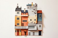 Building painting town city. AI generated Image by rawpixel.
