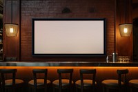 Bar television screen adult. 