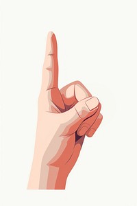 Pointing hand finger white background gesturing. AI generated Image by rawpixel.