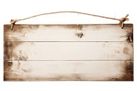 A white Rectangular wooden signboard backgrounds weathered rope. AI generated Image by rawpixel.