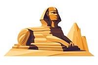 A sphinx sculpture statue art. 