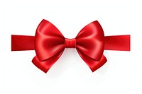 Ribbon bow red white background. AI generated Image by rawpixel.