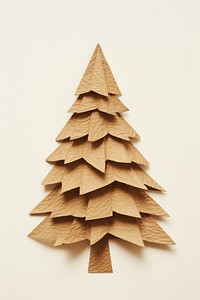 Chrismas tree paper wood art. 