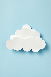 Cloud white cloudscape chandelier. AI generated Image by rawpixel.