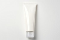 Cosmetics bottle white background lotion. 