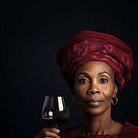 Sommelier portrait drinking adult. AI generated Image by rawpixel.