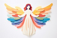 Angel craft paper art. AI generated Image by rawpixel.