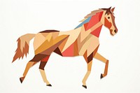Horse animal mammal art. AI generated Image by rawpixel.