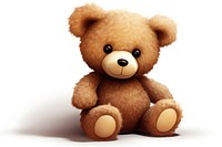 A teddy bear plush cute toy. AI generated Image by rawpixel.
