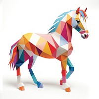 Mammal animal horse art. AI generated Image by rawpixel.