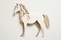 Horse animal mammal craft. AI generated Image by rawpixel.