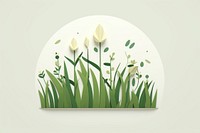 Lawn flower plant architecture. AI generated Image by rawpixel.