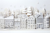 Building craft snow art. AI generated Image by rawpixel.