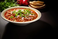 Pozole food soup meal. AI generated Image by rawpixel.