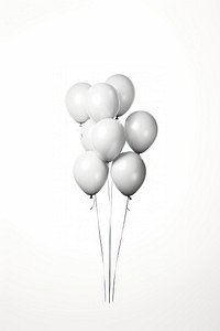 Balloon white white background anniversary. 