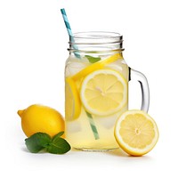 Lemonade fruit drink glass. 