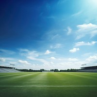 Sky landscape outdoors football. 