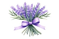 A lavender flower ribbon purple. AI generated Image by rawpixel.