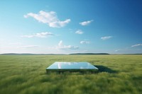 Mirror landscape sky rectangle. AI generated Image by rawpixel.