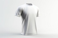 T-shirt white white background sportswear. AI generated Image by rawpixel.