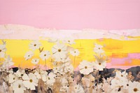 Clean background flower backgrounds painting. AI generated Image by rawpixel.