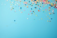 Confetti backgrounds outdoors blue. 