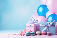 Blue Birthday balloon birthday pink. AI generated Image by rawpixel.