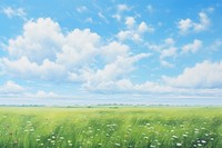 Meadow background landscape sky backgrounds. 