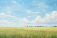 Meadow background landscape sky grassland. 