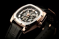 Digital Elegant wristwatch clockworks technology platinum. 