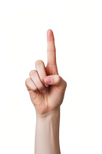 Woman hand victory gesture finger gesturing pointing. AI generated Image by rawpixel.