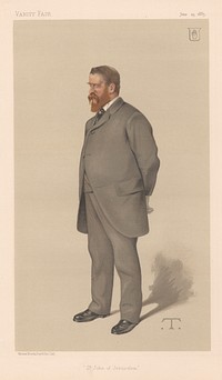 Vanity Fair - Bankers and Financiers. 'St. John of Jerusalem'. Sir Edmund Anthony Harley Lechmere. 23 June 1883