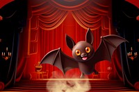 3D bat, Halloween monster remix