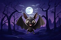 3D bat in the woods, animal remix