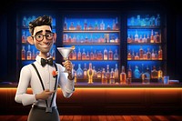 3D bartender, jobs & profession remix