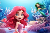 3D Mermaids underwater remix