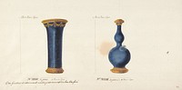 Design for Two Vases, Anonymous, French, 19th century