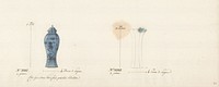 Design for Two Vases, Anonymous, French, 19th century