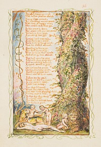 Songs of Innocence and of Experience: The Little Girl Found (second plate) by William Blake