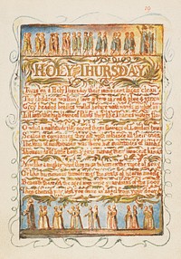 Songs of Innocence and of Experience: Holy Thursday by William Blake