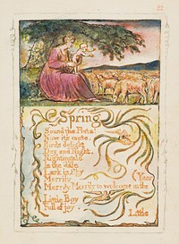 Songs of Innocence and of Experience: Spring by William Blake