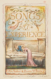 Songs of Experience: Title page by William Blake